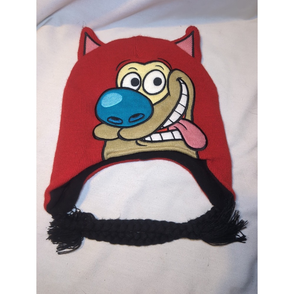 Nickelodeon Stimpy Peruvian Hat The Ren & Stimpy Show 2017 Beanie Hat Adult Size